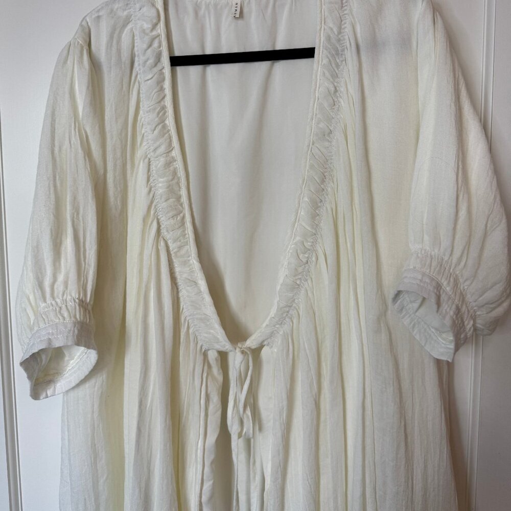 Soft White Nighttime Robe - Picture 2 of 2